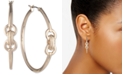 Lauren Ralph Lauren Gold-Tone Medium Bit Hoop Earrings, 1.45"